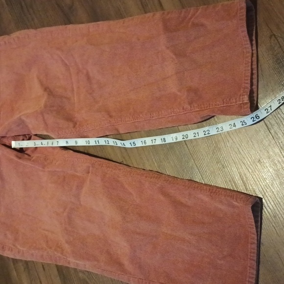 American Eagle Clay Brown Corduroy High Waisted Straight Leg Mom Jeans A37 - Picture 2 of 8